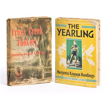 Rawlings, Marjorie Kinnan (1896-1953) The Yearling, [and] a Signed First Edition of Cross Creek Cookery.